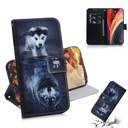 Coloured Drawing Horizontal Flip Leather Case, with Holder & Card Slots & Wallet, For iPhone 12 mini, For iPhone 12 / 12 Pro, For iPhone 12 Pro Max, For LG K41S