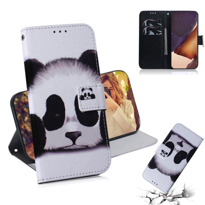 Coloured Drawing Horizontal Flip Leather Case, with Holder & Card Slots & Wallet, For Samsung Galaxy Note 20, For Samsung Galaxy Note 20 Ultra