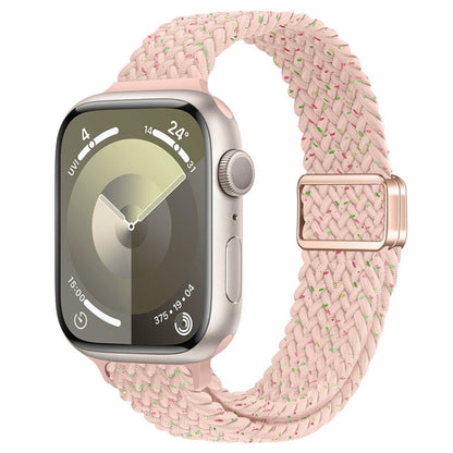 Slim Magnetic Buckle Nylon Braided Watch Band, For Apple Watch SE 2022 40mm, For Apple Watch SE 2022 44mm