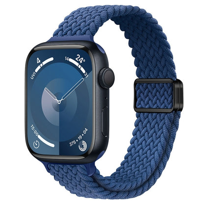 Slim Magnetic Buckle Nylon Braided Watch Band, For Apple Watch SE 40mm, For Apple Watch SE 44mm