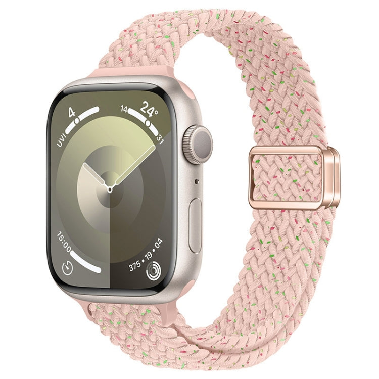 Slim Magnetic Buckle Nylon Braided Watch Band, For Apple Watch SE 40mm, For Apple Watch SE 44mm