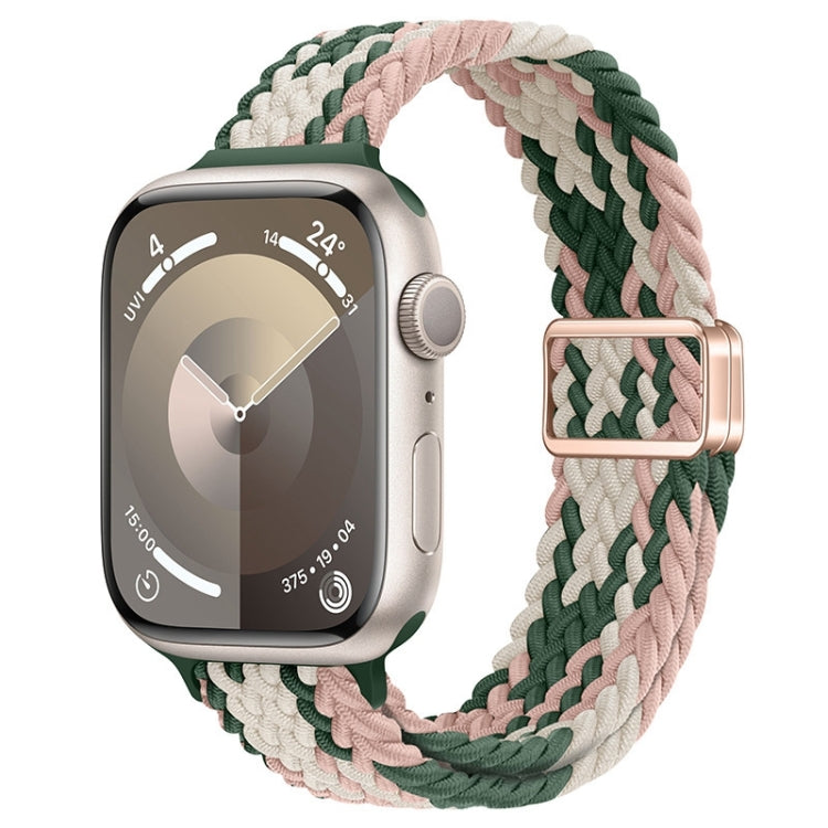 Slim Magnetic Buckle Nylon Braided Watch Band, For Apple Watch Series 6 40mm, For Apple Watch Series 6 44mm