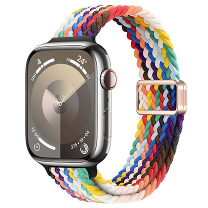 Slim Magnetic Buckle Nylon Braided Watch Band, For Apple Watch Series 6 40mm, For Apple Watch Series 6 44mm