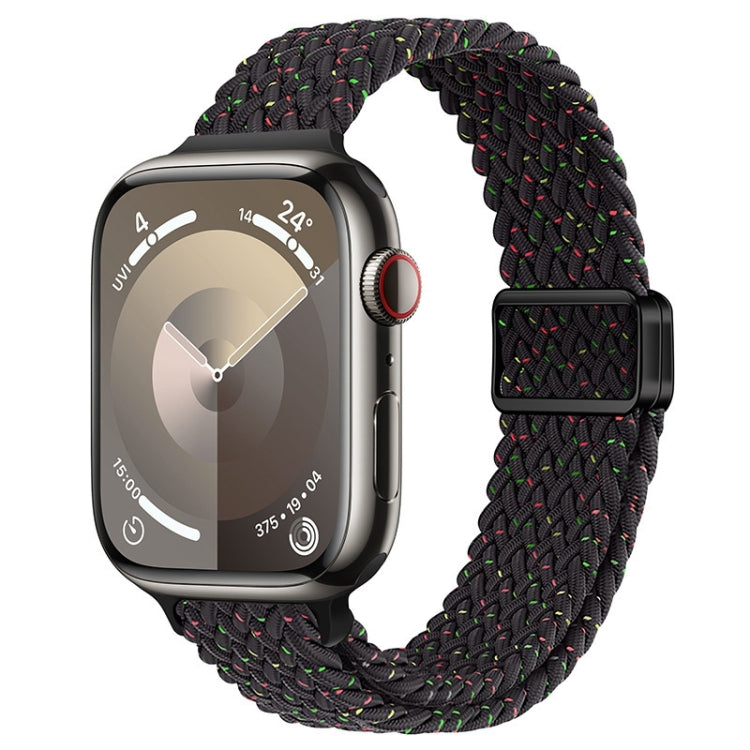 Slim Magnetic Buckle Nylon Braided Watch Band, For Apple Watch Series 6 40mm, For Apple Watch Series 6 44mm