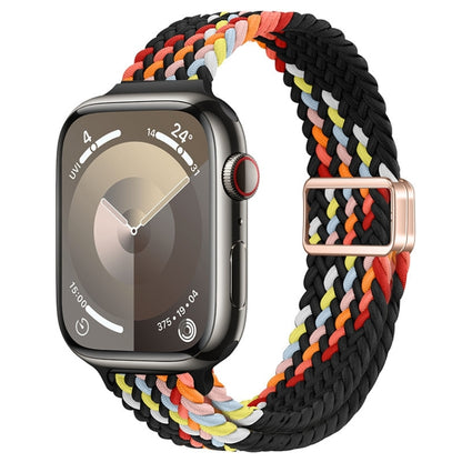 Slim Magnetic Buckle Nylon Braided Watch Band, For Apple Watch Series 5 44mm, For Apple Watch Series 5 40mm