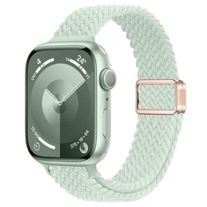 Slim Magnetic Buckle Nylon Braided Watch Band, For Apple Watch Series 5 44mm, For Apple Watch Series 5 40mm