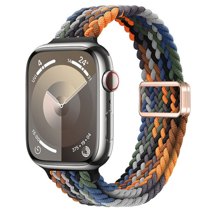 Slim Magnetic Buckle Nylon Braided Watch Band, For Apple Watch Series 4 44mm, For Apple Watch Series 4 40mm
