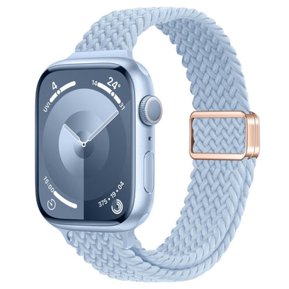 Slim Magnetic Buckle Nylon Braided Watch Band, For Apple Watch Series 4 44mm, For Apple Watch Series 4 40mm