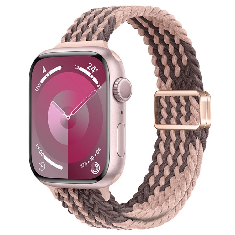 Slim Magnetic Buckle Nylon Braided Watch Band, For Apple Watch Series 3 38mm, For Apple Watch Series 3 42mm