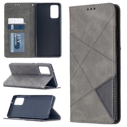 Rhombus Texture Horizontal Flip Magnetic Leather Case with Holder & Card Slots & Wallet, For Samsung Galaxy Note 20 Ultra, For Samsung Galaxy Note 20