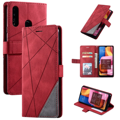 Skin Feel Splicing Horizontal Flip Leather Case with Holder & Card Slots & Wallet & Photo Frame, For Samsung Galaxy A20s, For Samsung Galaxy A70s, For Samsung Galaxy Note 8, For Samsung Galaxy A21s, For Samsung Galaxy Note20 Ultra                      ...