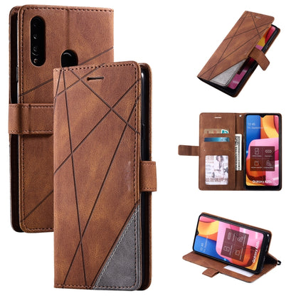Skin Feel Splicing Horizontal Flip Leather Case with Holder & Card Slots & Wallet & Photo Frame, For Samsung Galaxy A20s, For Samsung Galaxy A70s, For Samsung Galaxy Note 8, For Samsung Galaxy A21s, For Samsung Galaxy Note20 Ultra                      ...