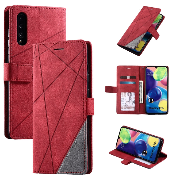 Skin Feel Splicing Horizontal Flip Leather Case with Holder & Card Slots & Wallet & Photo Frame, For Samsung Galaxy A20s, For Samsung Galaxy A70s, For Samsung Galaxy Note 8, For Samsung Galaxy A21s, For Samsung Galaxy Note20 Ultra                      ...
