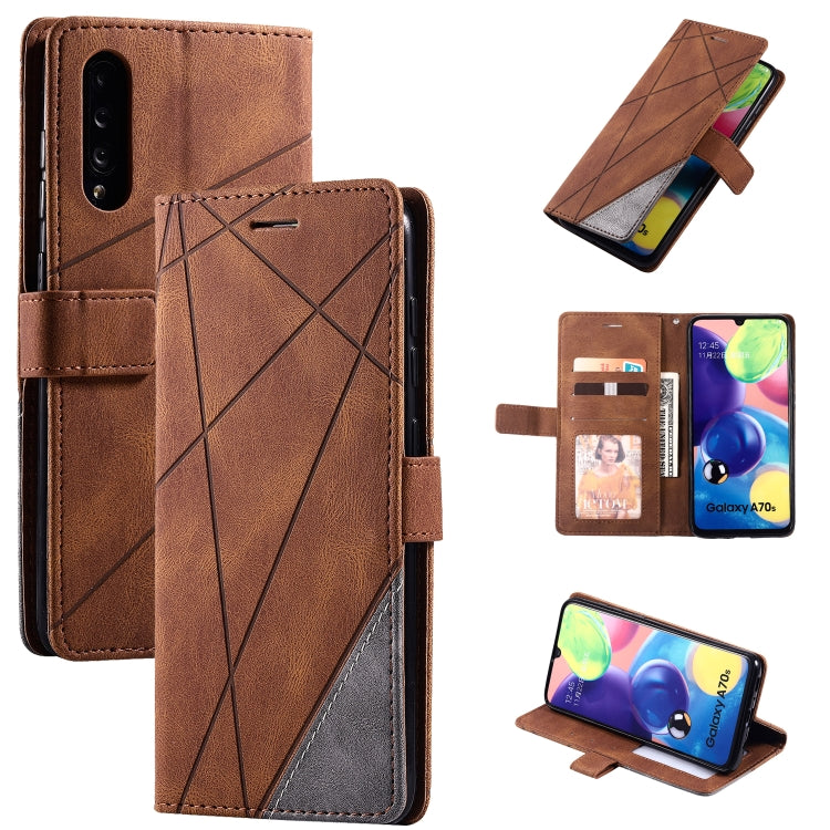 Skin Feel Splicing Horizontal Flip Leather Case with Holder & Card Slots & Wallet & Photo Frame, For Samsung Galaxy A20s, For Samsung Galaxy A70s, For Samsung Galaxy Note 8, For Samsung Galaxy A21s, For Samsung Galaxy Note20 Ultra                      ...