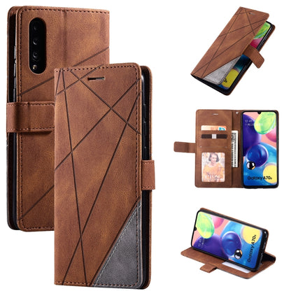Skin Feel Splicing Horizontal Flip Leather Case with Holder & Card Slots & Wallet & Photo Frame, For Samsung Galaxy A20s, For Samsung Galaxy A70s, For Samsung Galaxy Note 8, For Samsung Galaxy A21s, For Samsung Galaxy Note20 Ultra                      ...