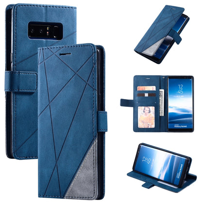 Skin Feel Splicing Horizontal Flip Leather Case with Holder & Card Slots & Wallet & Photo Frame, For Samsung Galaxy A20s, For Samsung Galaxy A70s, For Samsung Galaxy Note 8, For Samsung Galaxy A21s, For Samsung Galaxy Note20 Ultra                      ...