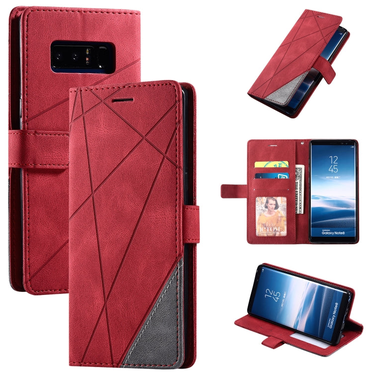 Skin Feel Splicing Horizontal Flip Leather Case with Holder & Card Slots & Wallet & Photo Frame, For Samsung Galaxy A20s, For Samsung Galaxy A70s, For Samsung Galaxy Note 8, For Samsung Galaxy A21s, For Samsung Galaxy Note20 Ultra                      ...