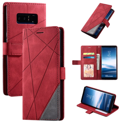 Skin Feel Splicing Horizontal Flip Leather Case with Holder & Card Slots & Wallet & Photo Frame, For Samsung Galaxy A20s, For Samsung Galaxy A70s, For Samsung Galaxy Note 8, For Samsung Galaxy A21s, For Samsung Galaxy Note20 Ultra                      ...