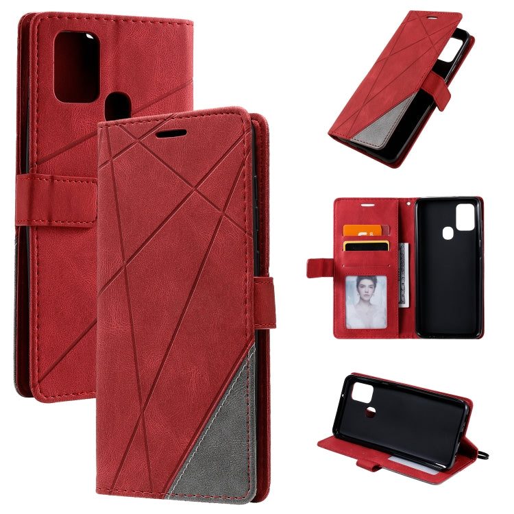 Skin Feel Splicing Horizontal Flip Leather Case with Holder & Card Slots & Wallet & Photo Frame, For Samsung Galaxy A20s, For Samsung Galaxy A70s, For Samsung Galaxy Note 8, For Samsung Galaxy A21s, For Samsung Galaxy Note20 Ultra                      ...