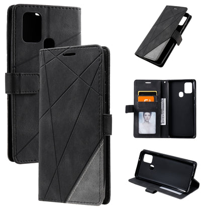 Skin Feel Splicing Horizontal Flip Leather Case with Holder & Card Slots & Wallet & Photo Frame, For Samsung Galaxy A20s, For Samsung Galaxy A70s, For Samsung Galaxy Note 8, For Samsung Galaxy A21s, For Samsung Galaxy Note20 Ultra                      ...