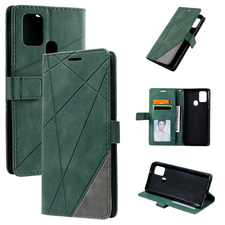 Skin Feel Splicing Horizontal Flip Leather Case with Holder & Card Slots & Wallet & Photo Frame, For Samsung Galaxy A20s, For Samsung Galaxy A70s, For Samsung Galaxy Note 8, For Samsung Galaxy A21s, For Samsung Galaxy Note20 Ultra                      ...