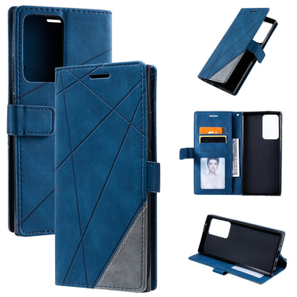 Skin Feel Splicing Horizontal Flip Leather Case with Holder & Card Slots & Wallet & Photo Frame, For Samsung Galaxy A20s, For Samsung Galaxy A70s, For Samsung Galaxy Note 8, For Samsung Galaxy A21s, For Samsung Galaxy Note20 Ultra                      ...