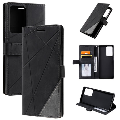 Skin Feel Splicing Horizontal Flip Leather Case with Holder & Card Slots & Wallet & Photo Frame, For Samsung Galaxy A20s, For Samsung Galaxy A70s, For Samsung Galaxy Note 8, For Samsung Galaxy A21s, For Samsung Galaxy Note20 Ultra                      ...