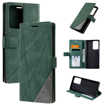 Skin Feel Splicing Horizontal Flip Leather Case with Holder & Card Slots & Wallet & Photo Frame, For Samsung Galaxy A20s, For Samsung Galaxy A70s, For Samsung Galaxy Note 8, For Samsung Galaxy A21s, For Samsung Galaxy Note20 Ultra                      ...