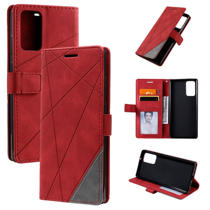 Skin Feel Splicing Horizontal Flip Leather Case with Holder & Card Slots & Wallet & Photo Frame, For Samsung Galaxy A20s, For Samsung Galaxy A70s, For Samsung Galaxy Note 8, For Samsung Galaxy A21s, For Samsung Galaxy Note20 Ultra                      ...
