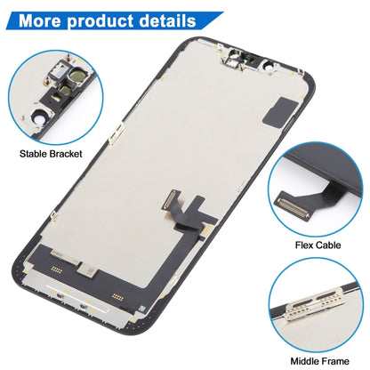 ZY incell HD 1:1 LCD Screen, Remove IC Need Professional Repair, For iPhone 14 Plus(Incell), For iPhone 14, For iPhone 14 Pro Max(Incell), For iPhone 13 Pro(Incell), For iPhone 13, For iPhone 12 / 12 Pro(Incell), For iPhone 11 Pro Max, For iPhone 11