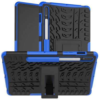 Tire Texture Shockproof TPU+PC Protective Case with Holder, For Samsung Galaxy Tab S8 / Galaxy Tab S7 T870 / T875, For Xiaomi Redmi 9A, For OPPO A52 / A72 / A92