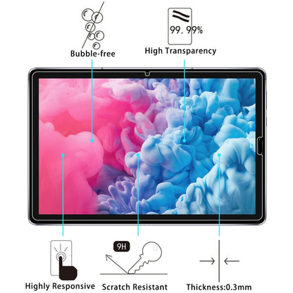 9H HD Explosion-proof Tempered Glass Film, For Huawei MatePad 10.8, For Huawei Tablet C5 8.0, For Huawei Tablet C5 10.4, For Huawei Tablet C3 8.0, For Samsung Galaxy Tab A7 T500