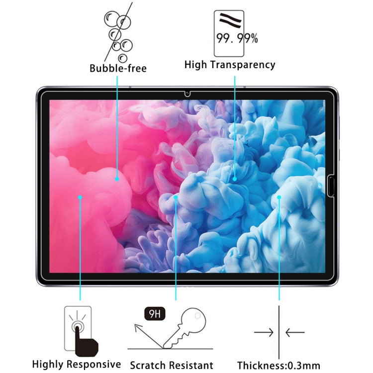 25 PCS 9H HD Explosion-proof Tempered Glass Film, For Huawei MatePad 10.8, For Huawei Tablet C5 8.0, For Huawei Tablet C5 10.4, For Huawei Tablet C3 8.0, For Samsung Galaxy Tab A7 T500