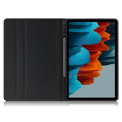 TPU Front Support Horizontal Flip Leather Case with Holder & Pen Slot & Sleep / Wake-up Functio, For Samsung Galaxy Tab S8 / Galaxy Tab S7 T870/T875, For Samsung Galaxy Tab S8+ / Tab S8 Plus /  Tab S7 FE / Tab S7+ T970/T976B