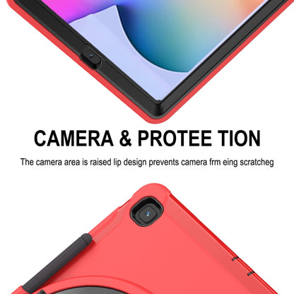 360 Degree Rotation PC+TPU Protective Cover with Holder & Hand Strap & Pen Slot, For Samsung Galaxy Tab A 8.4 (2020) T307, For Samsung Galaxy Tab S6 Lite, For iPad Pro 12.9 inch (2020), For iPad 10.2