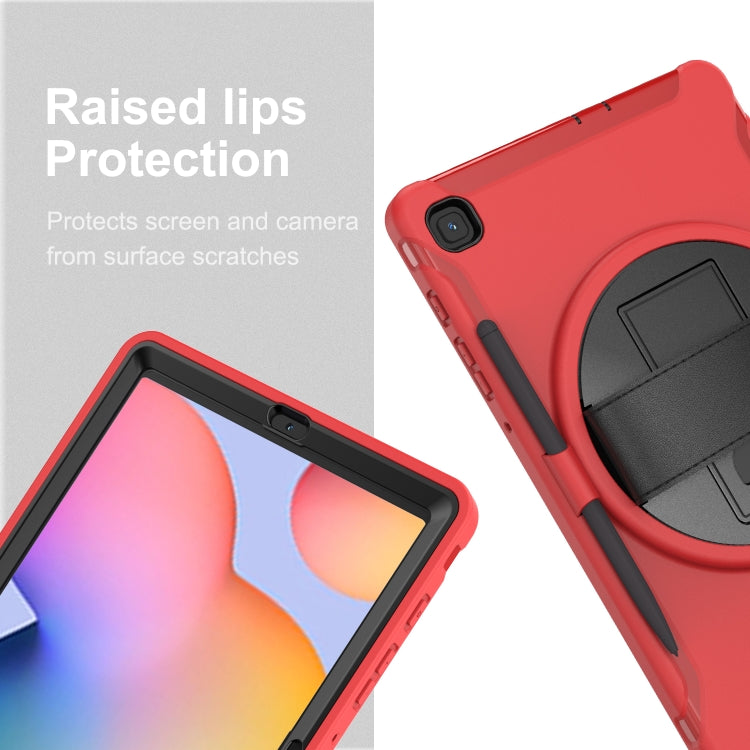 360 Degree Rotation PC+TPU Protective Cover with Holder & Hand Strap & Pen Slot, For Samsung Galaxy Tab A 8.4 (2020) T307, For Samsung Galaxy Tab S6 Lite, For iPad Pro 12.9 inch (2020), For iPad 10.2