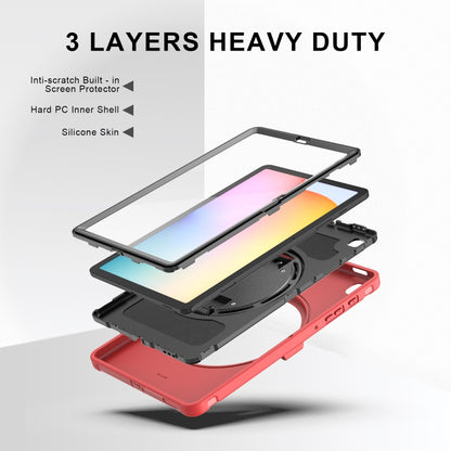 360 Degree Rotation PC+TPU Protective Cover with Holder & Hand Strap & Pen Slot, For Samsung Galaxy Tab A 8.4 (2020) T307, For Samsung Galaxy Tab S6 Lite, For iPad Pro 12.9 inch (2020), For iPad 10.2