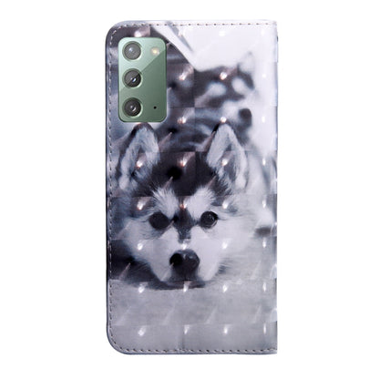 3D Painted Pattern Horizontal Flip TPU + PU Leather Case with Holder & Card Slots & Wallet & Lanyard, For Samsung Galaxy Note20, For Samsung Galaxy Note20 Ultra, For Xiaomi Redmi 9A