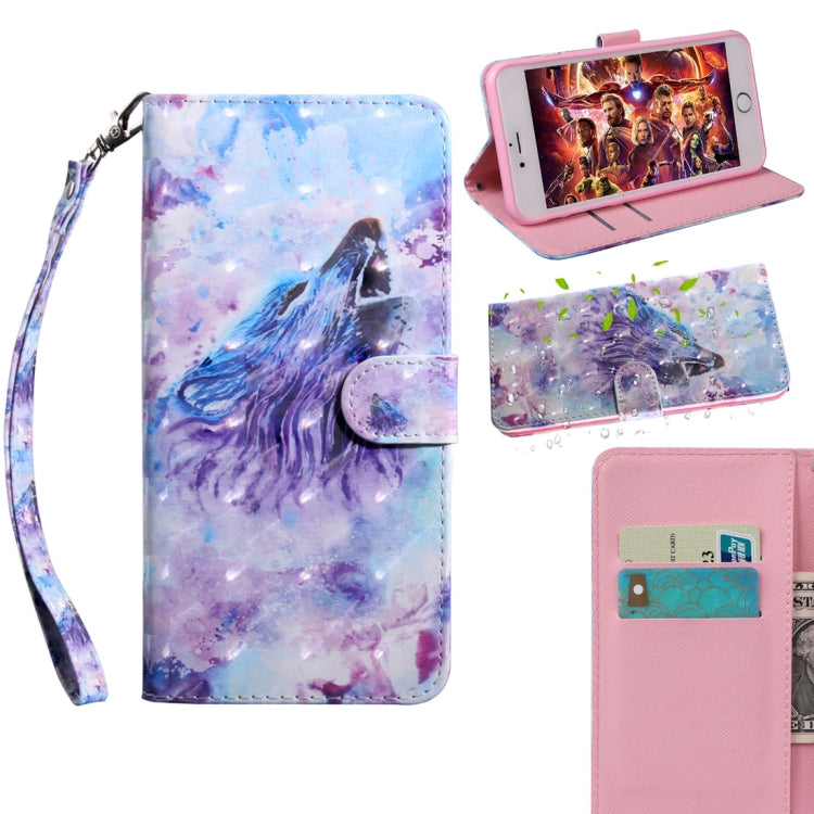 3D Painted Pattern Horizontal Flip TPU + PU Leather Case with Holder & Card Slots & Wallet & Lanyard, For Samsung Galaxy Note20, For Samsung Galaxy Note20 Ultra, For Xiaomi Redmi 9A
