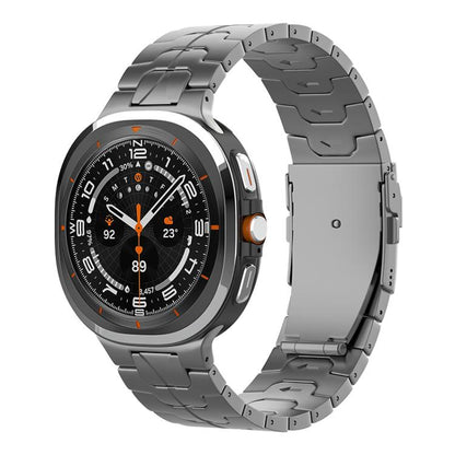 Safety Buckle Pure Titanium Watch Band, For Samsung Galaxy Watch Ultra / Ultra 2025, For Samsung Galaxy Watch8 / Watch8 Classic