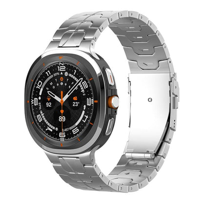 Safety Buckle Pure Titanium Watch Band, For Samsung Galaxy Watch Ultra / Ultra 2025, For Samsung Galaxy Watch8 / Watch8 Classic