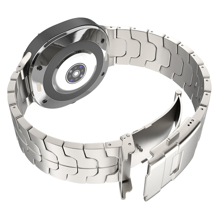 Safety Buckle Pure Titanium Watch Band, For Samsung Galaxy Watch Ultra / Ultra 2025, For Samsung Galaxy Watch8 / Watch8 Classic