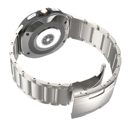 Three Beads Tortoise Buckle Titanium Steel Watch Band, For Samsung Galaxy Watch Ultra / Ultra 2025, For Samsung Galaxy Watch8 / Watch8 Classic