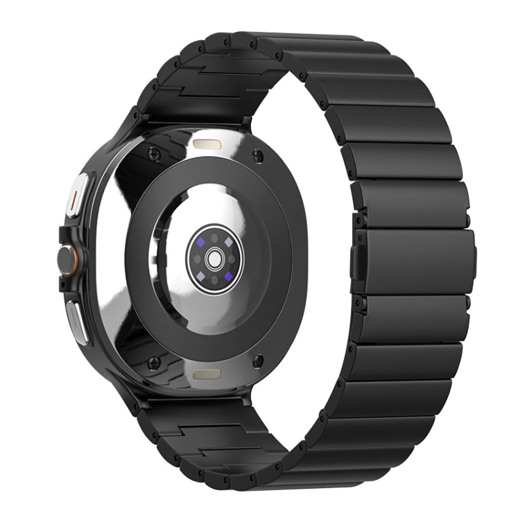 One Bead Flat Buckle Pure Titanium Watch Band, For Samsung Galaxy Watch Ultra / Ultra 2025, For Samsung Galaxy Watch8 / Watch8 Classic