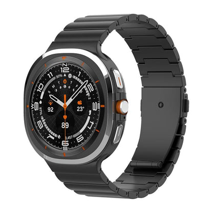 One Bead Flat Buckle Pure Titanium Watch Band, For Samsung Galaxy Watch Ultra / Ultra 2025, For Samsung Galaxy Watch8 / Watch8 Classic