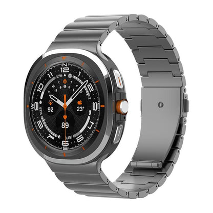 One Bead Flat Buckle Pure Titanium Watch Band, For Samsung Galaxy Watch Ultra / Ultra 2025, For Samsung Galaxy Watch8 / Watch8 Classic