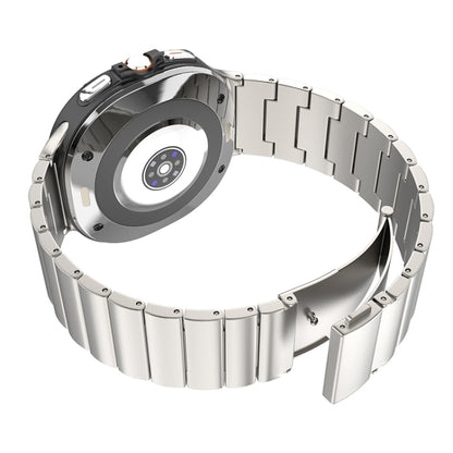 One Bead Flat Buckle Pure Titanium Watch Band, For Samsung Galaxy Watch Ultra / Ultra 2025, For Samsung Galaxy Watch8 / Watch8 Classic