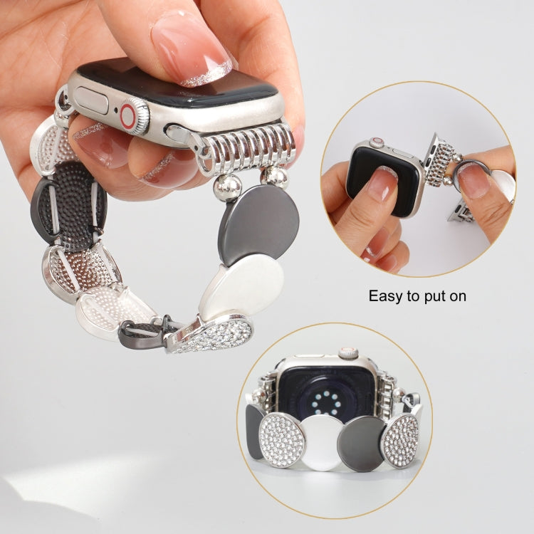 Alloy Chain Metal Watch Band, For Apple Watch 46mm / 49mm / 45mm / 44mm, For Apple Watch 42mm / 41mm / 40mm / 38mm