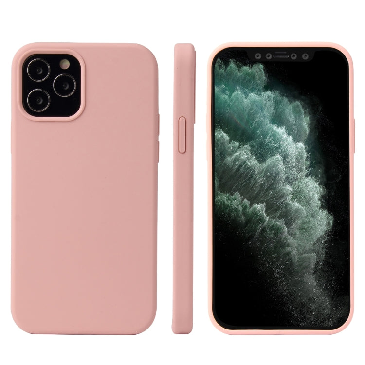 Solid Color Liquid Silicone Shockproof Protective Case, For iPhone 12 mini, For iPhone 12 / 12 Pro, For iPhone 12 Pro Max