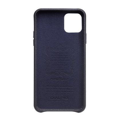 QIALINO Shockproof Top-grain Leather Protective Case, For iPhone 11, For iPhone 11 Pro, For iPhone 11 Pro Max